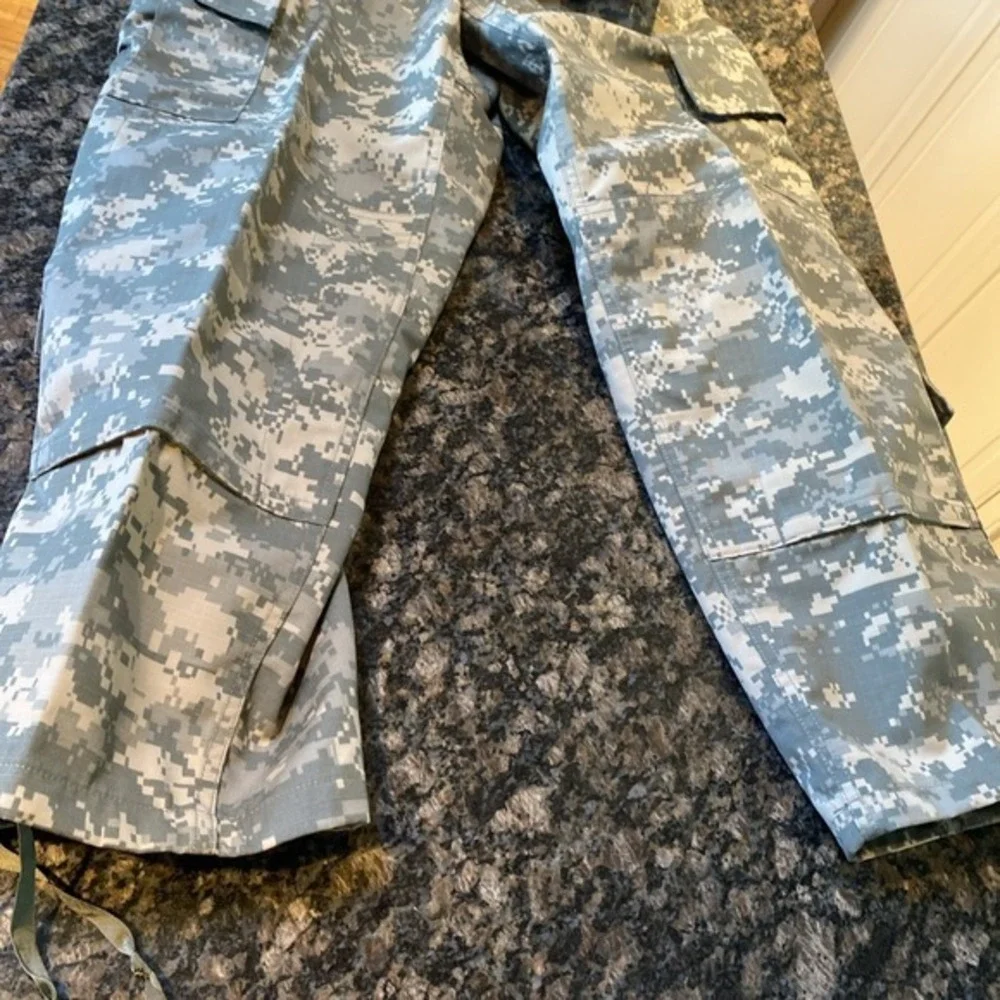 US Army Desert Officer Camouflage Cargo‎ Pants Weather small/x short 3615